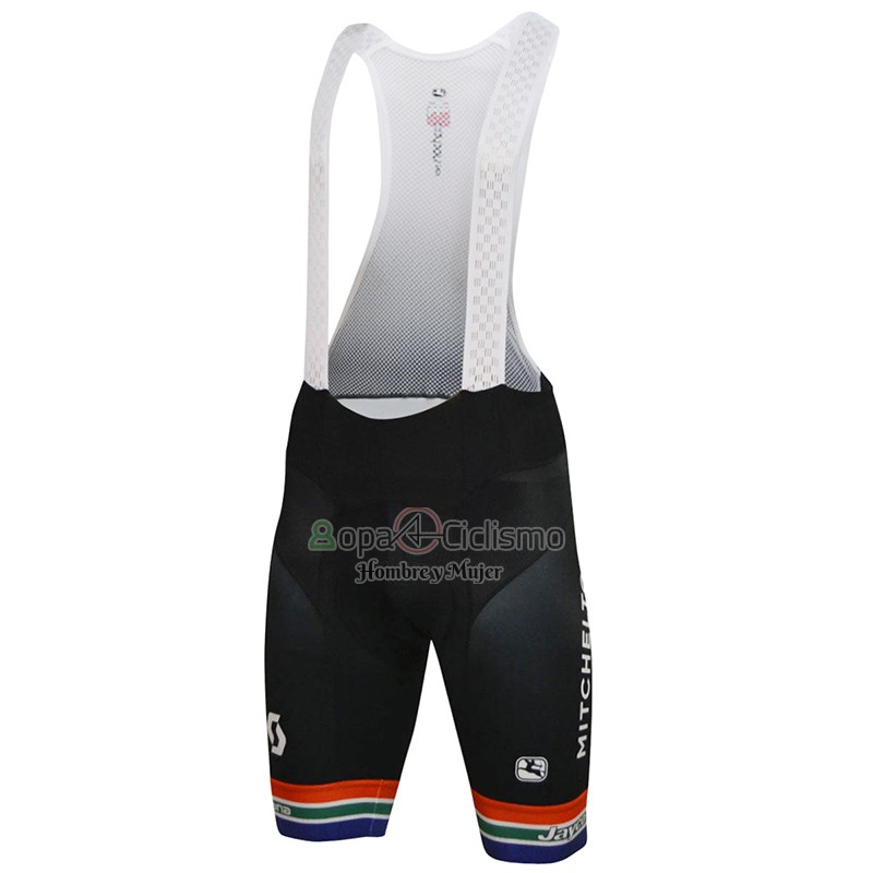 Micheliton Scott Ropa Ciclismo Culotte Corto 2018 Hombre Mangas Cortas Blanco